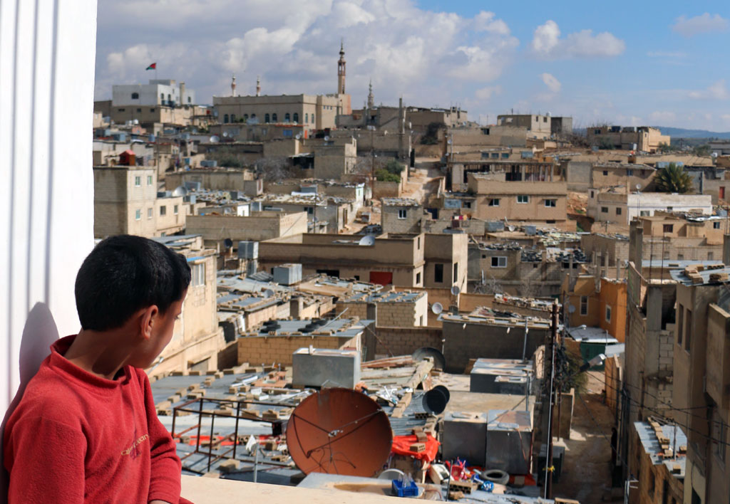 Children in Jerash Refugee Camp